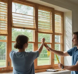 Jak mierzyć okna pod żaluzje drewniane