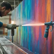 Jak dobrać farbę przemysłową do metalu