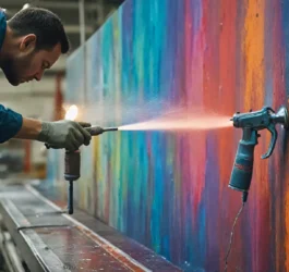 Jak dobrać farbę przemysłową do metalu