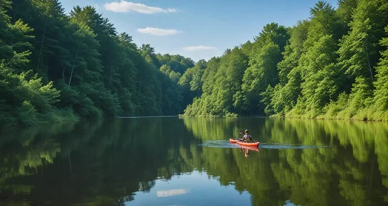 Najpiękniejsze trasy kajakowe w Polsce na weekend